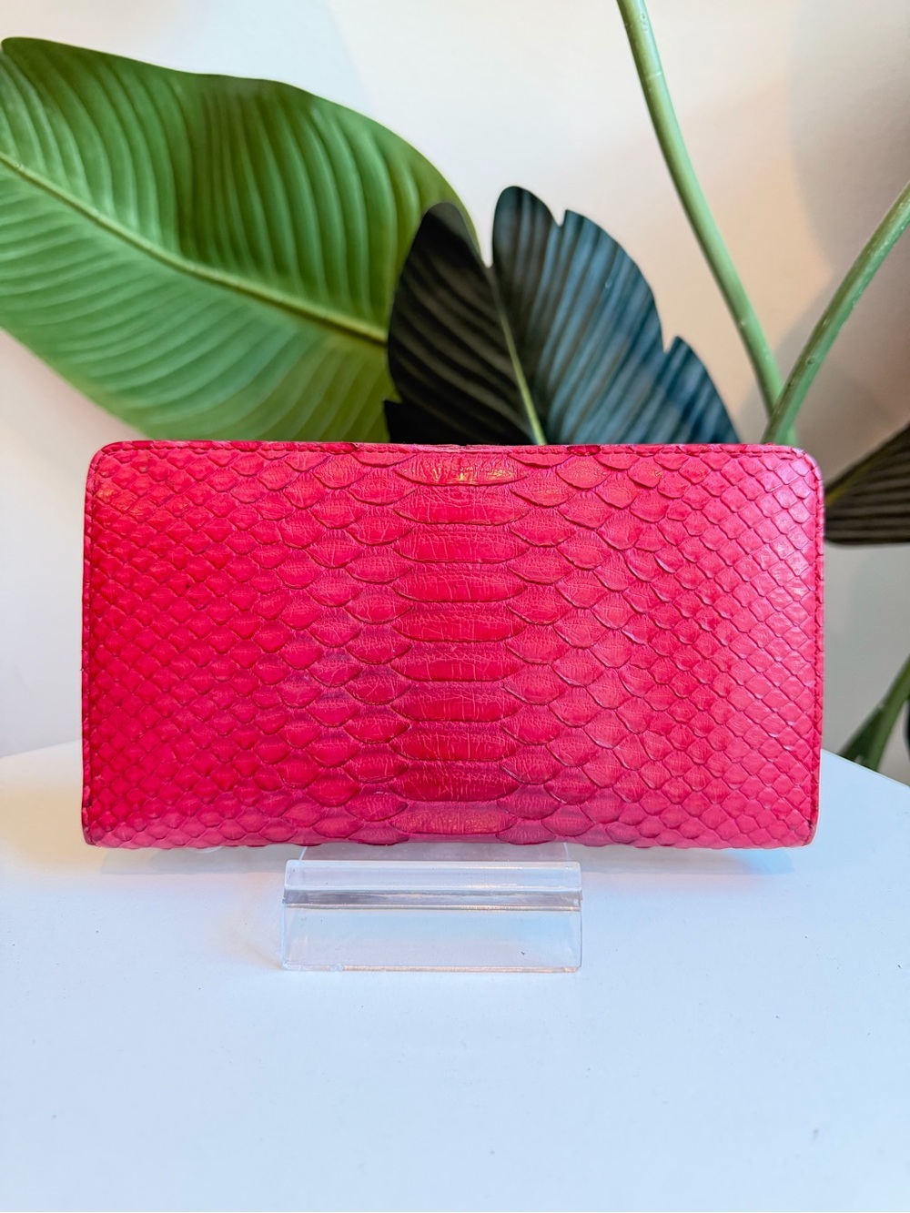 Celine ‘RARE EXOTIC PYTHON WALLET/CLUTCH’